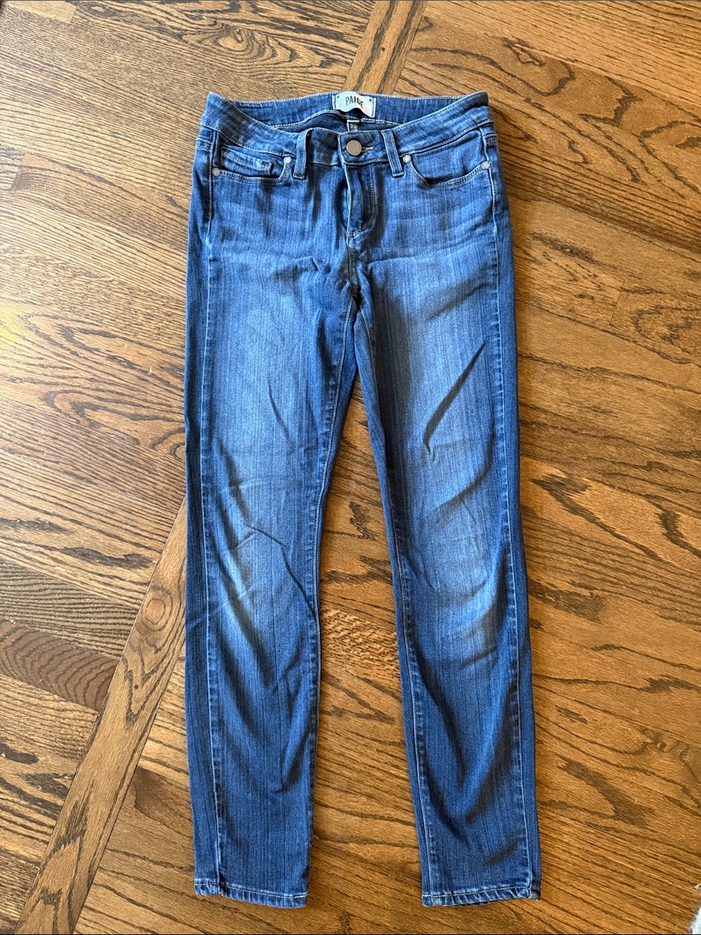 PAIGE Verdugo Ankle Womens Jeans - Dark Indigo - Picture 2 of 4